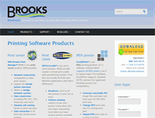 Tablet Screenshot of brooksnet.com